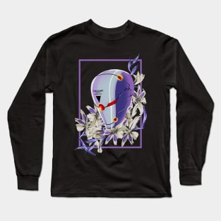 Floral meets Metal Ninja Long Sleeve T-Shirt